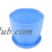 Plastic Table Decoration Plant Container Planter Holder Flower Pot Tray Blue   